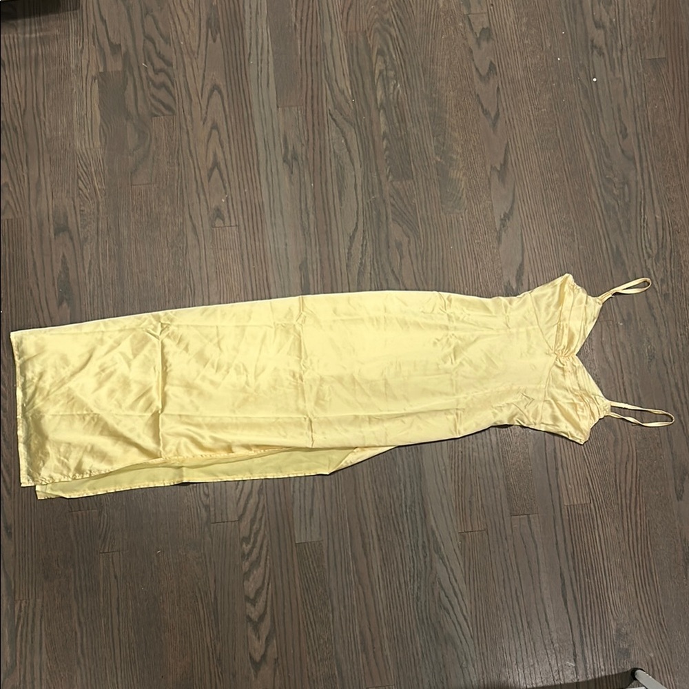 Beginning Boutique Honey Yellow Maxi Dress